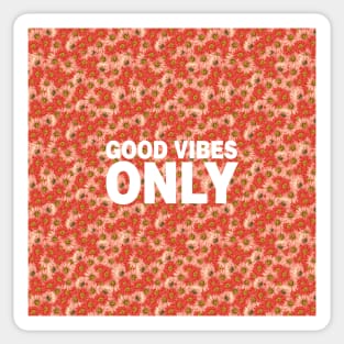 Good Vibes Only Pattern Sticker